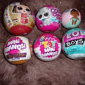 Lol Surprise Mystery Ball  & Mini Brands New bundle of 6